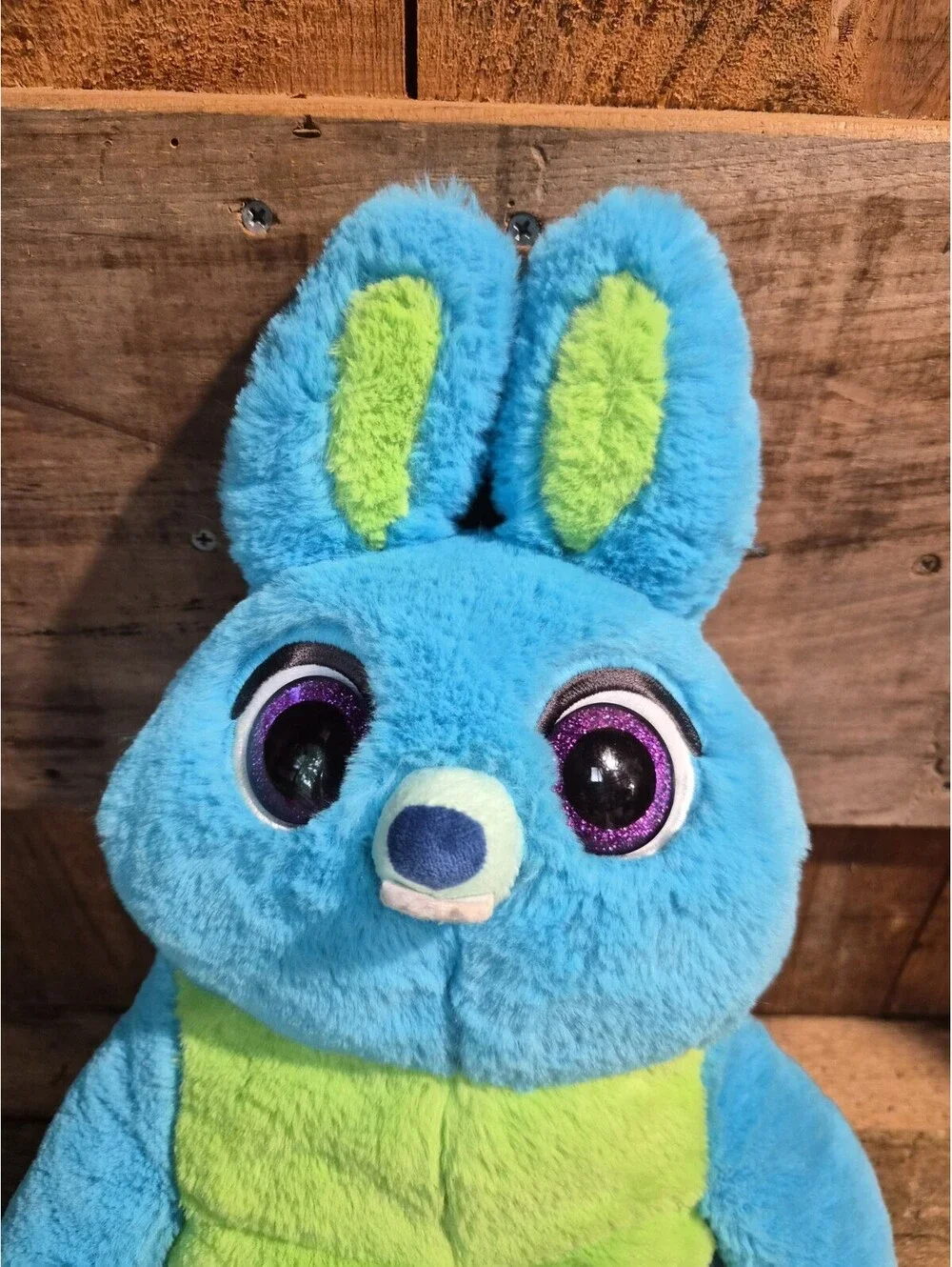 Toy Story 4 Bunny Plush Blue And Green Tested Works